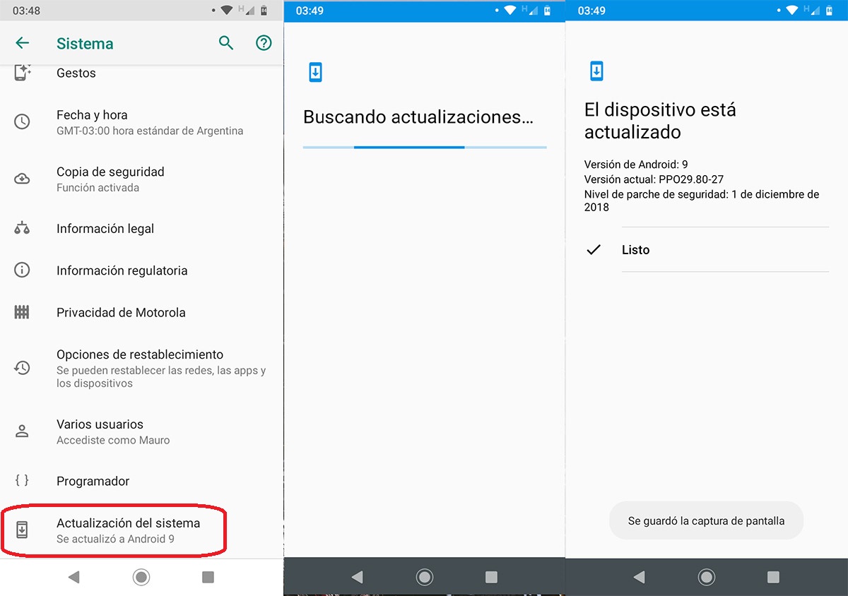 Como actualizar el Android del telefono tutorial paso 2