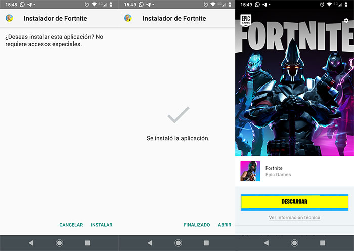 Instalar Fortnite en Android