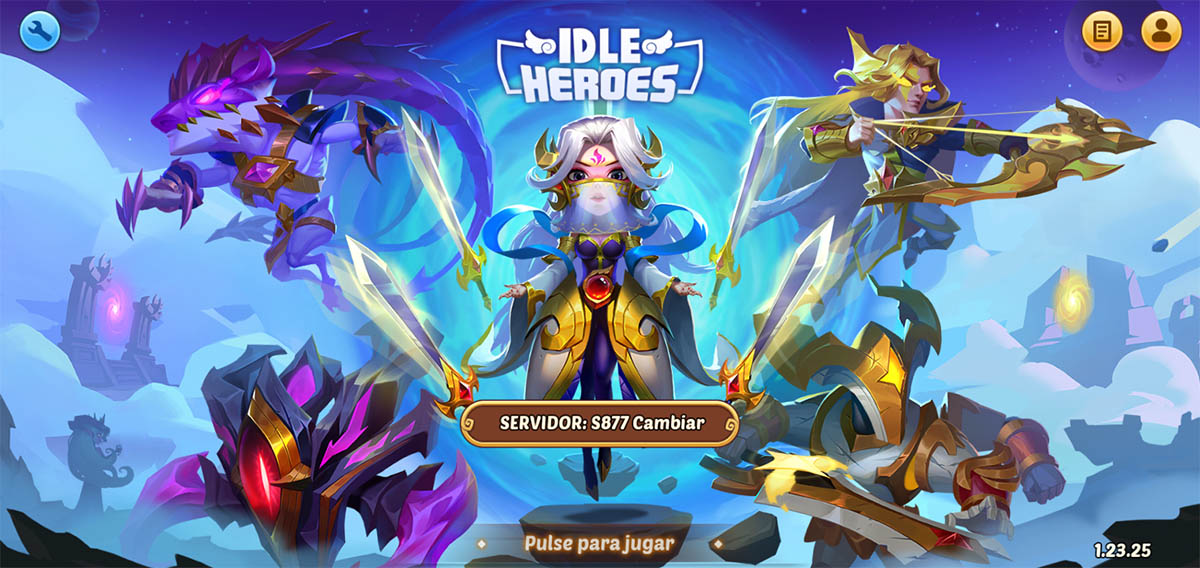 Abrir Idle Heroes Android