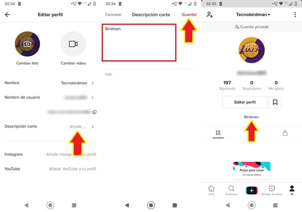 C Mo Poner Una Descripci N En Tu Cuenta De Tiktok