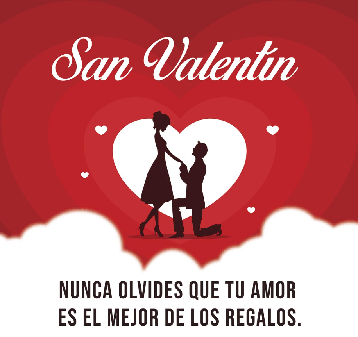 Imagen para felicitar San Valentín