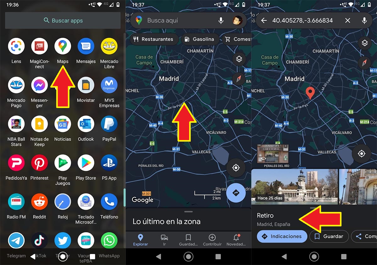 Medir la distancia en Google Maps Android