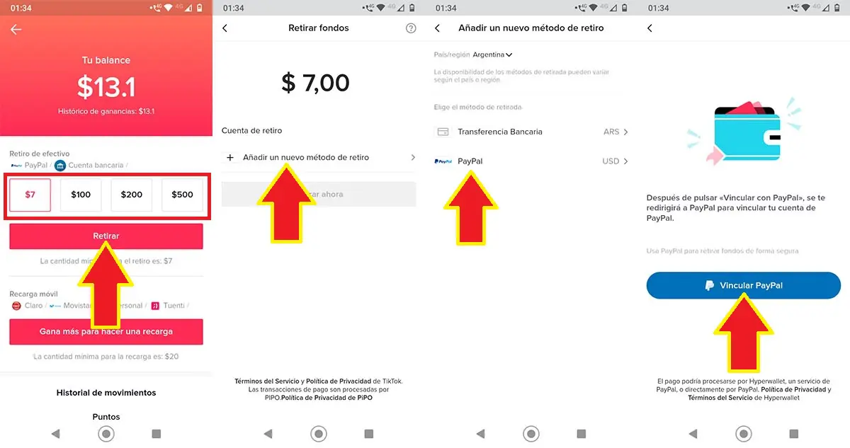  Cómo Añadir o Retirar dinero de PayPal sin comisiones  finanzas   YouTube
