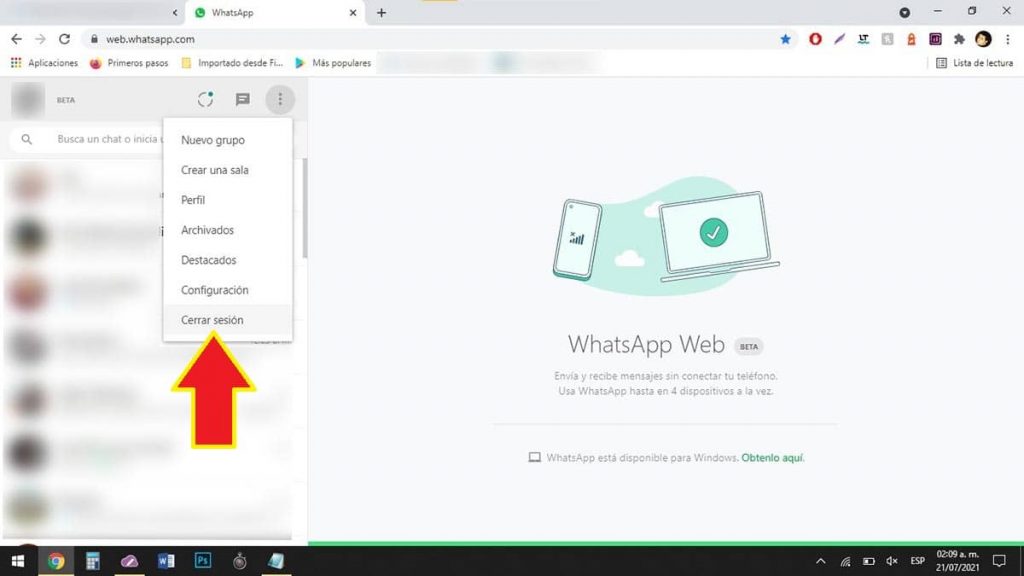Cómo Cerrar La Sesión De Whatsapp Web Desde El Pc 2024 4929