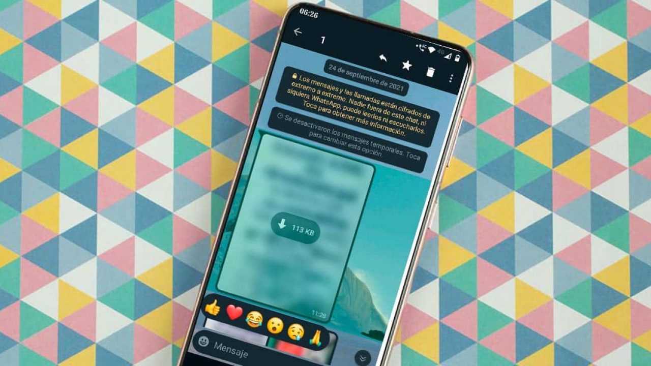 Cambios en WhatsApp: Aplicación permitirá reaccionar a los mensajes con todos los emojis existentes