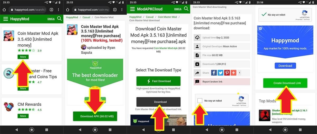 Descargar Coin Master Mod APK para Android