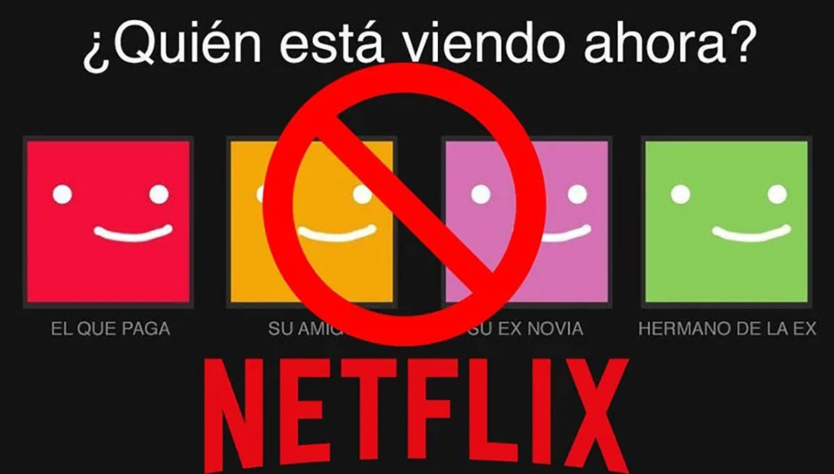 Ya no se podra compartir cuentas de Netflix gratis