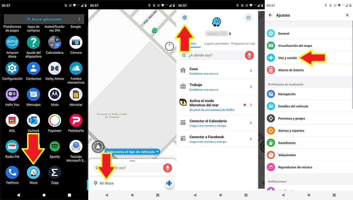Configuracion de Waze en Android
