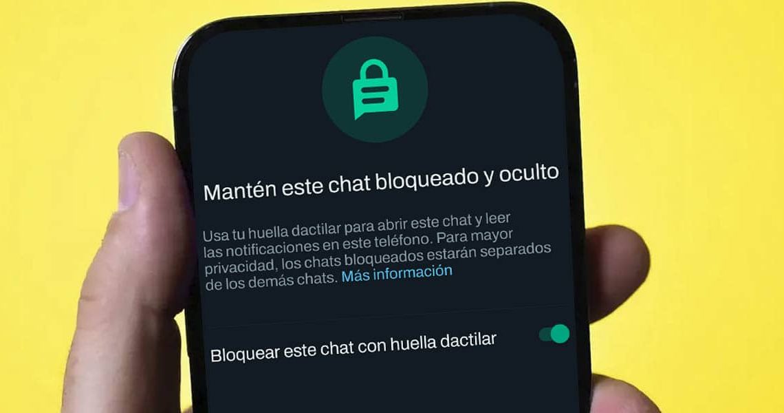 Así puedes desbloquear un chat de WhatsApp que has bloqueado con tu huella dactilar