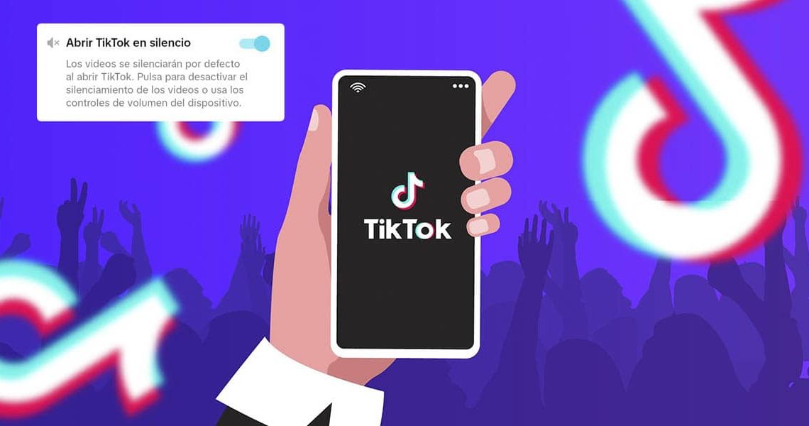 Cómo abrir la app de TikTok en silencio