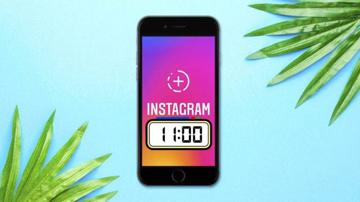 ¿Cómo poner la hora en una Storie de Instagram?