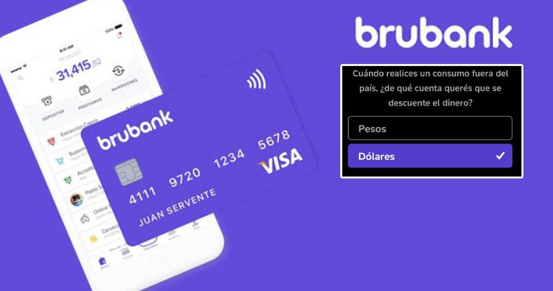 Cómo pagar consumos en dólares con la tarjeta de débito de Brubank