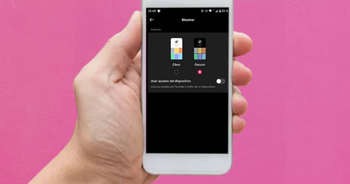 Cómo activar TikTok Oscuro en Android