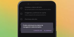 Cómo borrar todo el historial de Firefox en Android