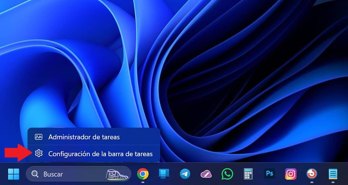 Configurar la barra de tareas de Windows 11