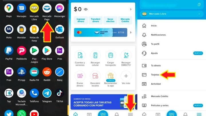 ¿Cómo eliminar tarjetas de crédio o débito de Mercado Pago?